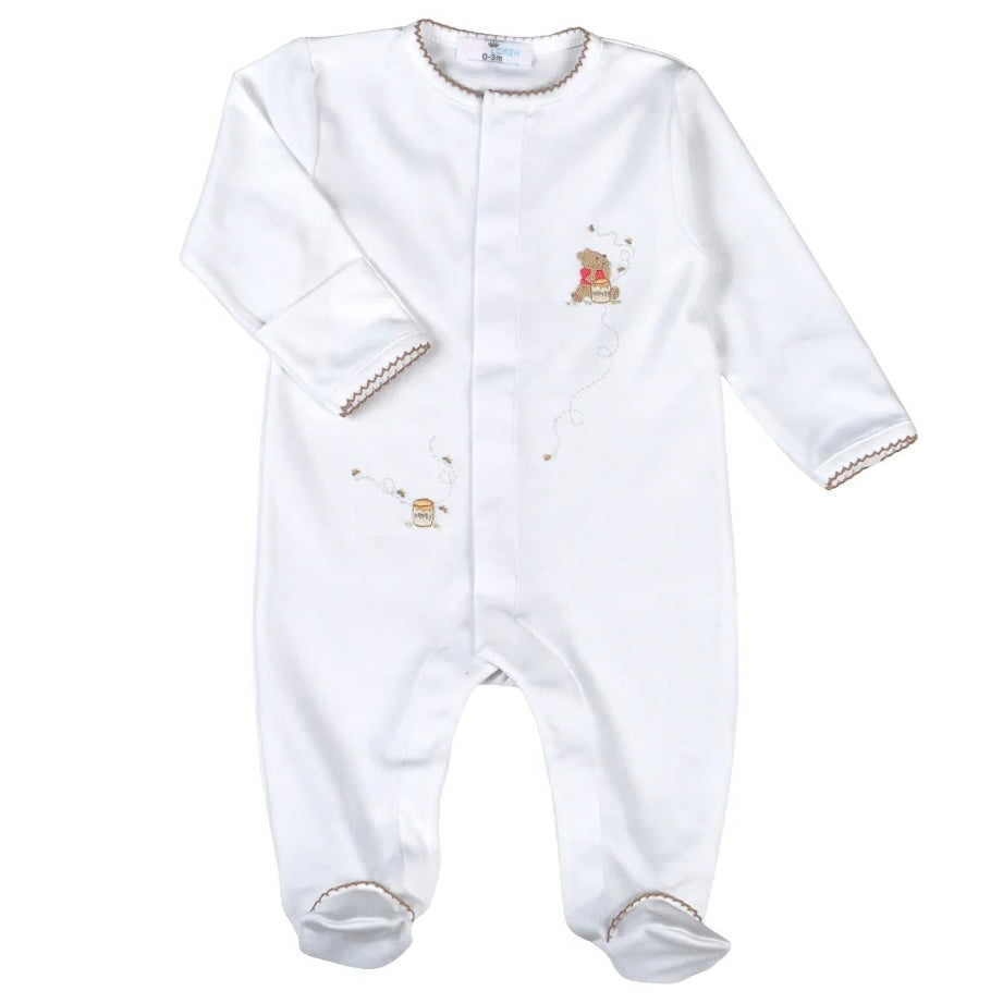 Pima Footie - Honey Bear
