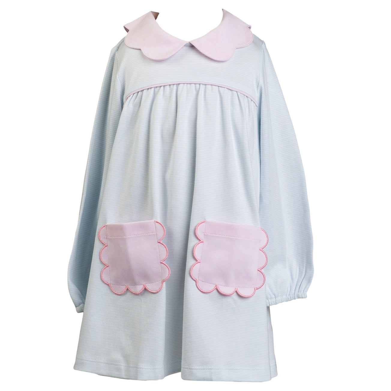 Scallop Pocket Dress