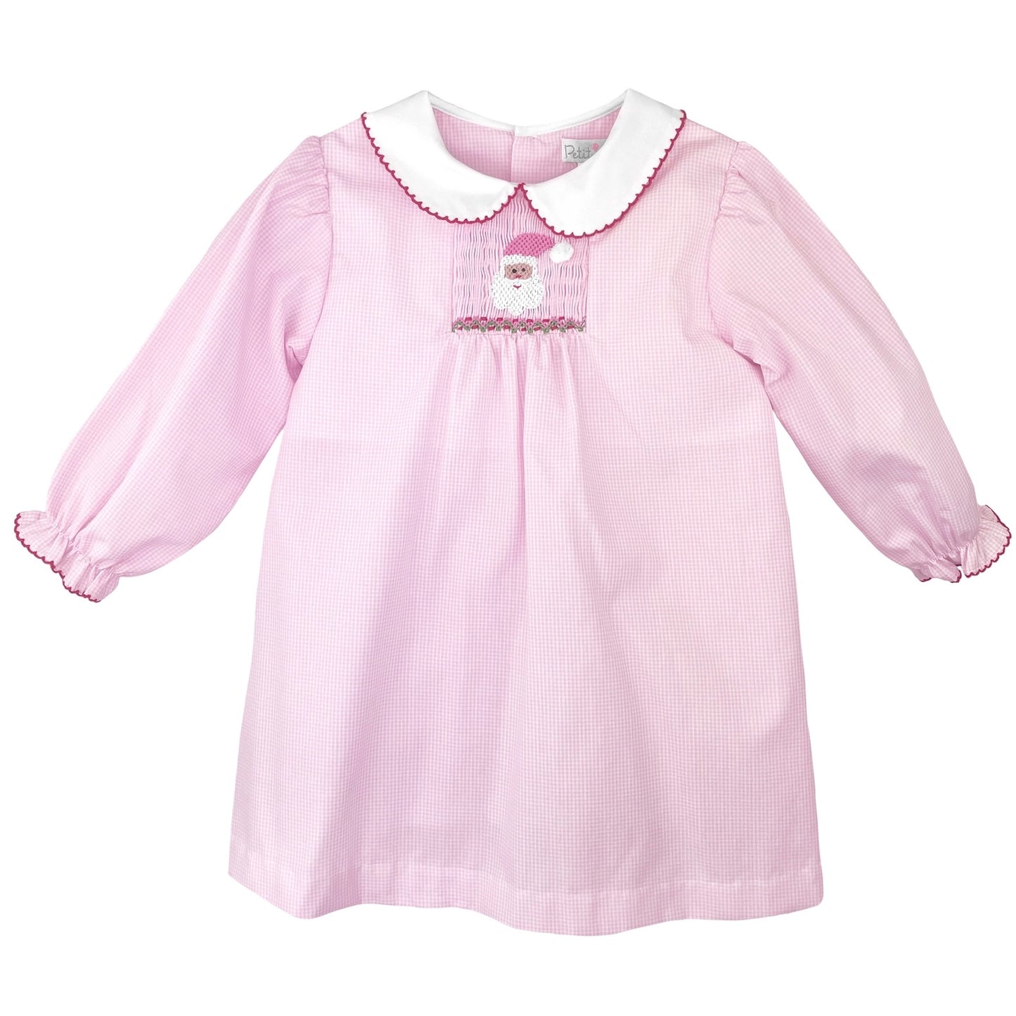 Smocked Dress - Santa