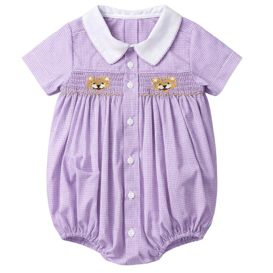 Miller Smocked Bubble - Tiger