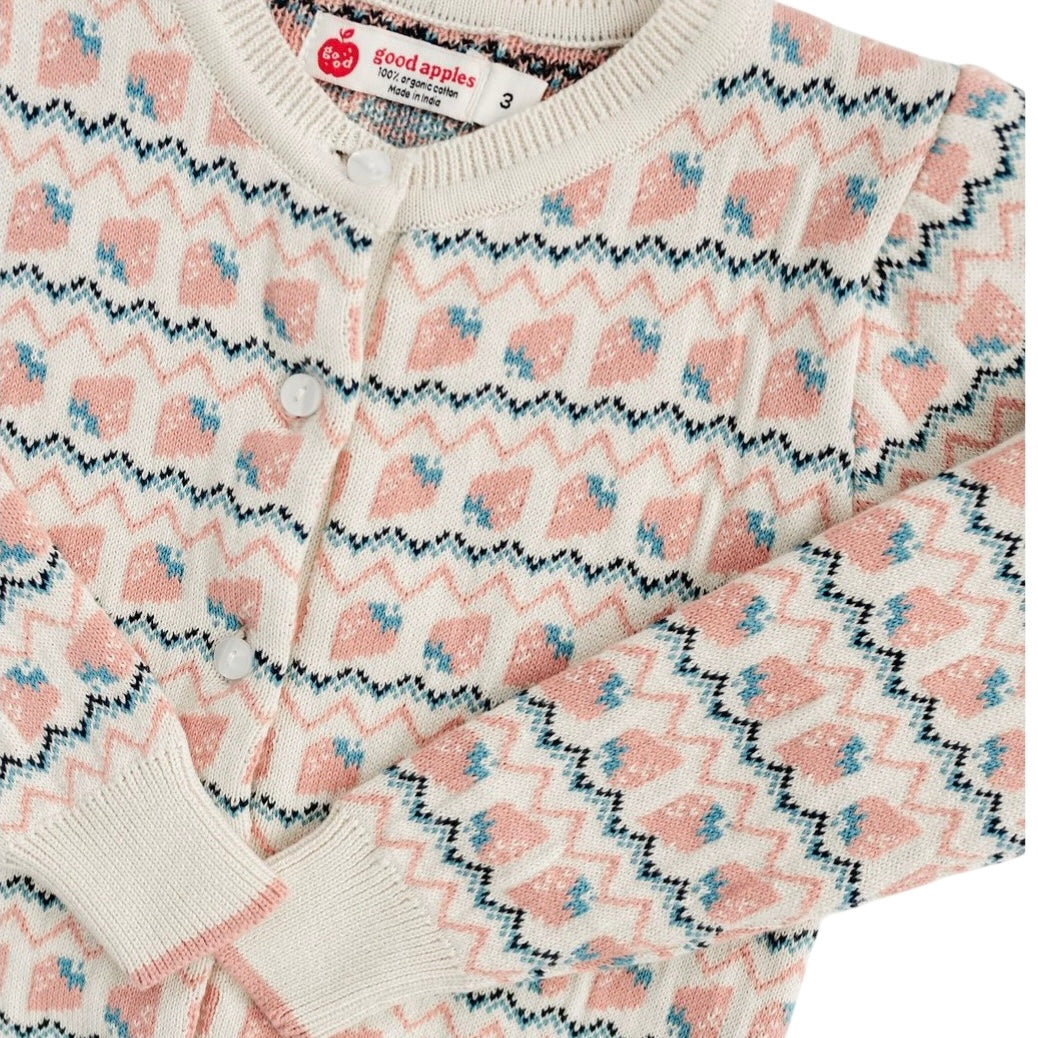 Vintage Cardigan - Strawberry
