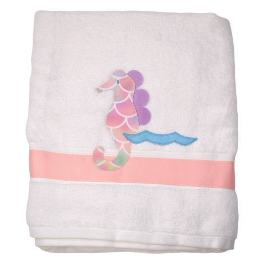 Applique Towel - Seahorse