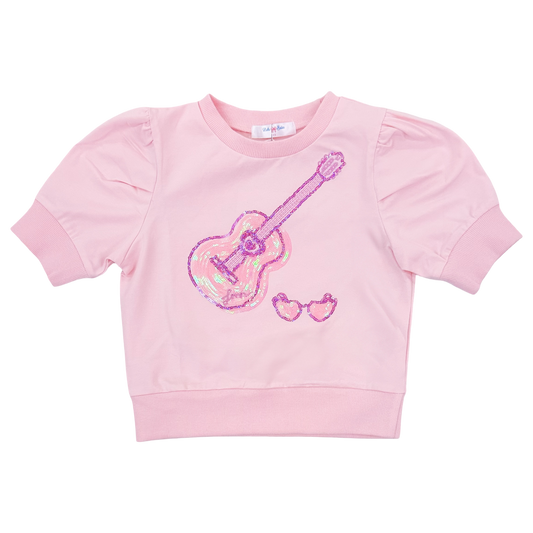 Puff Sleeve Top - Guitar