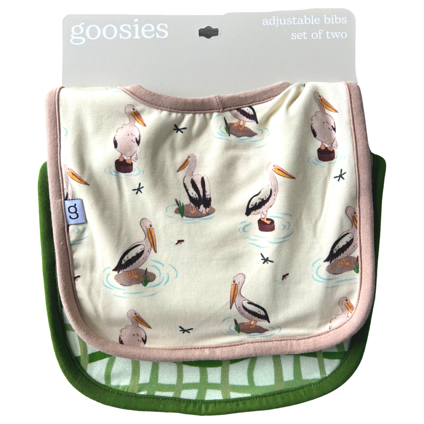 Goosies Bib Set - Pelican