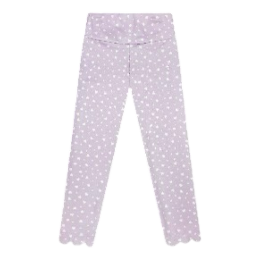 Saddie Scallop Leggings - Be Mine