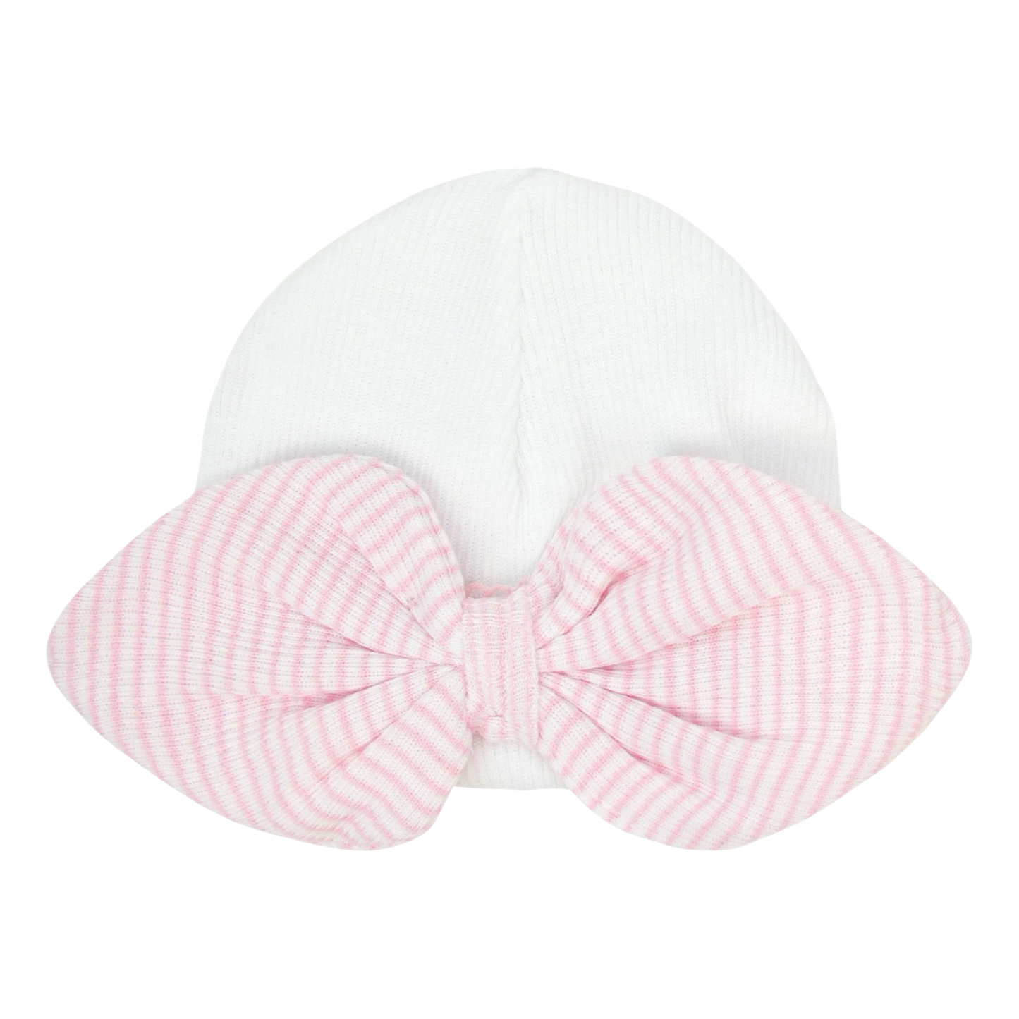 Knit Sailor Cap With Bow
