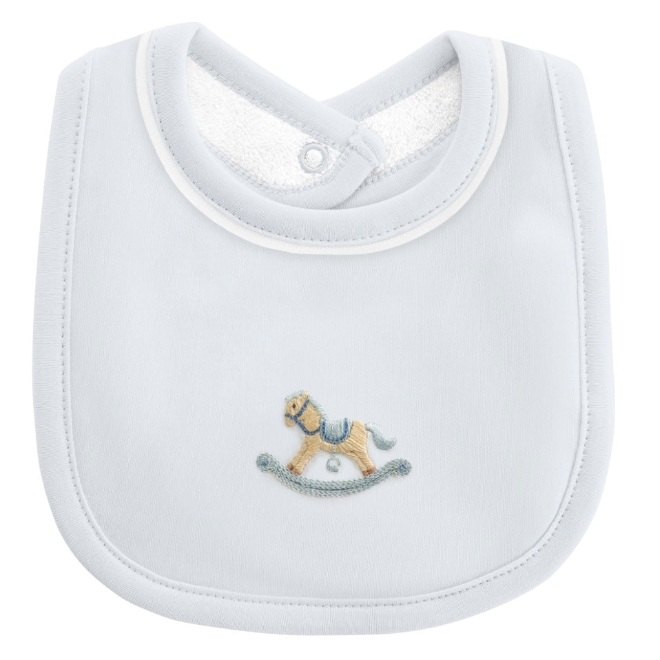 Pima Bib - Blue Rocking Horse