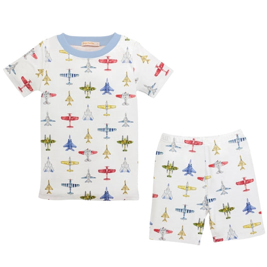 Pima Short Pajama - Airplane