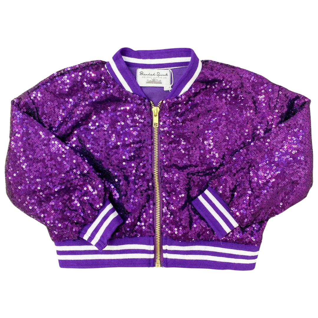BS Sequin Jacket - Purple