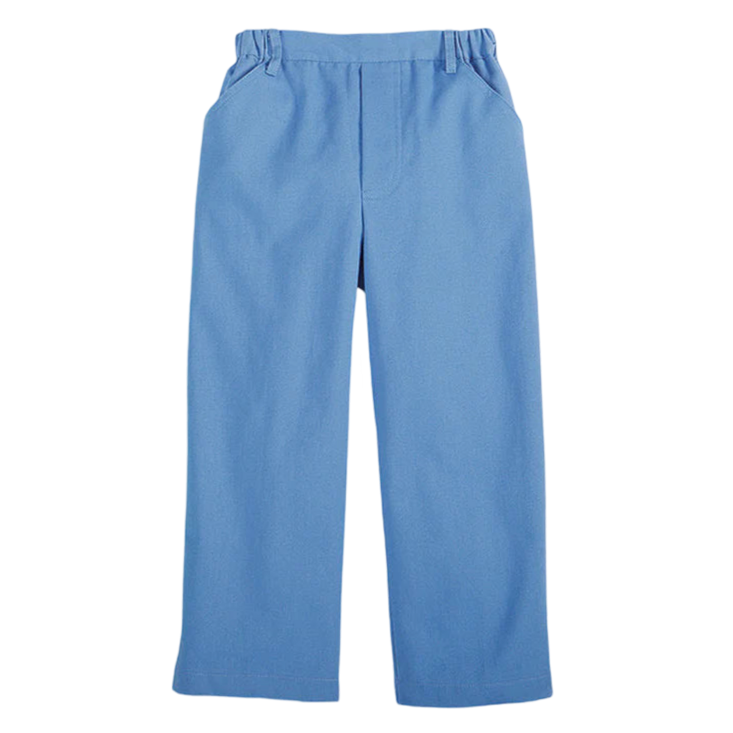 BB Twill Faux Zip Pant - Blue