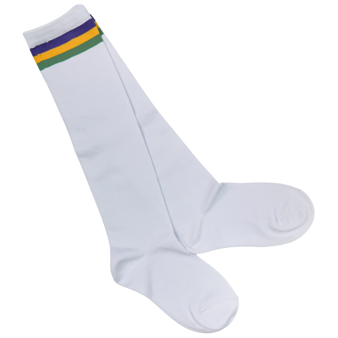 LB Socks - Mardi Gras