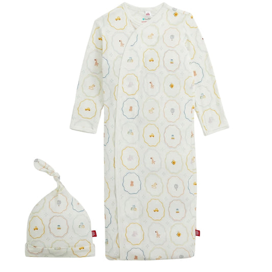 Magnetic Gown + Hat - Nursery Magic