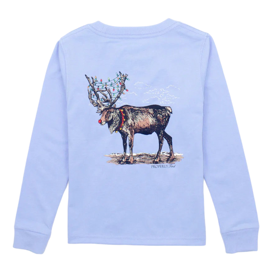 Properly Tied LS Tee - Reindeer