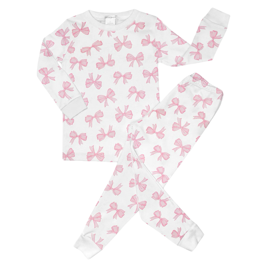 LYDA L/S Pajama - Bow