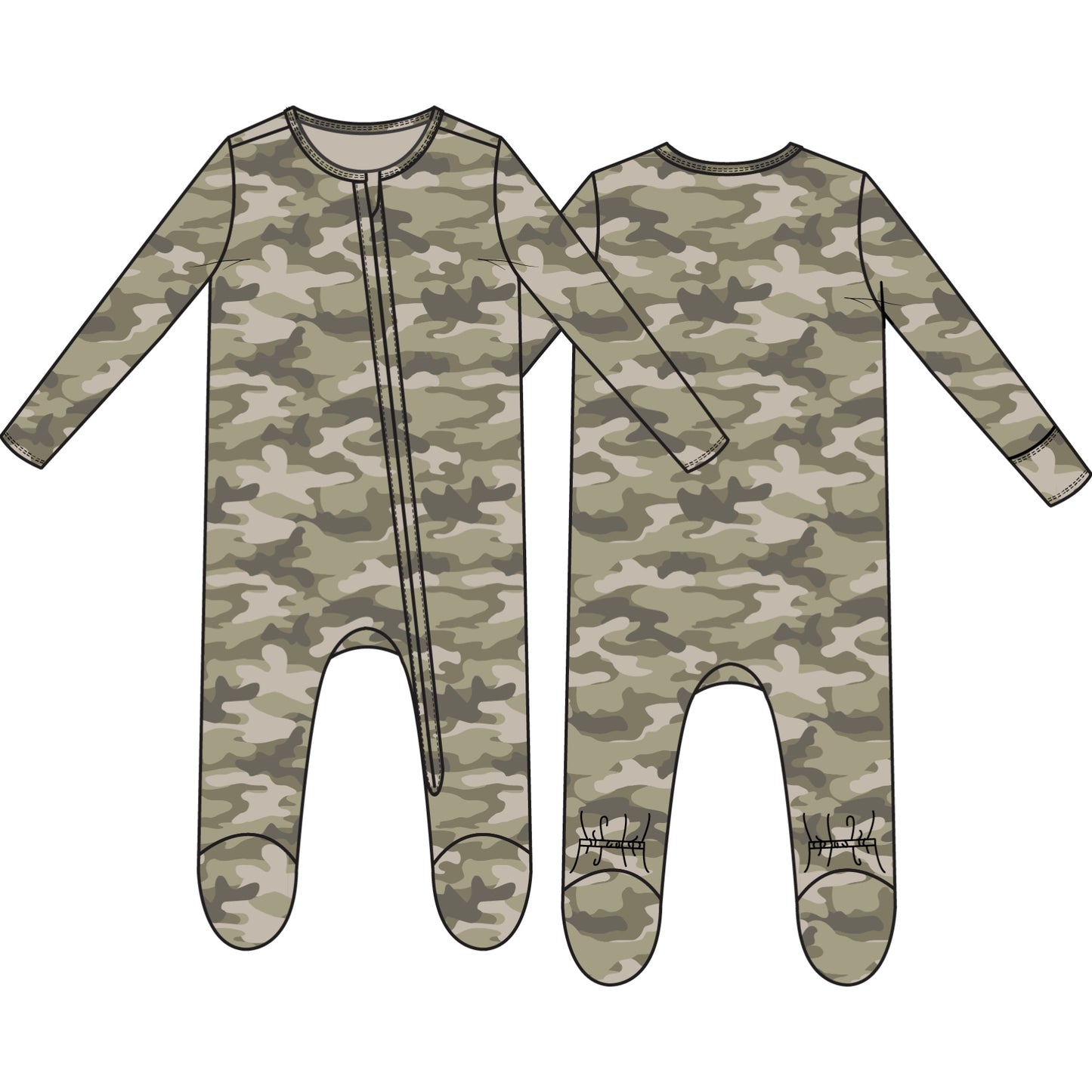 Footie - Camo
