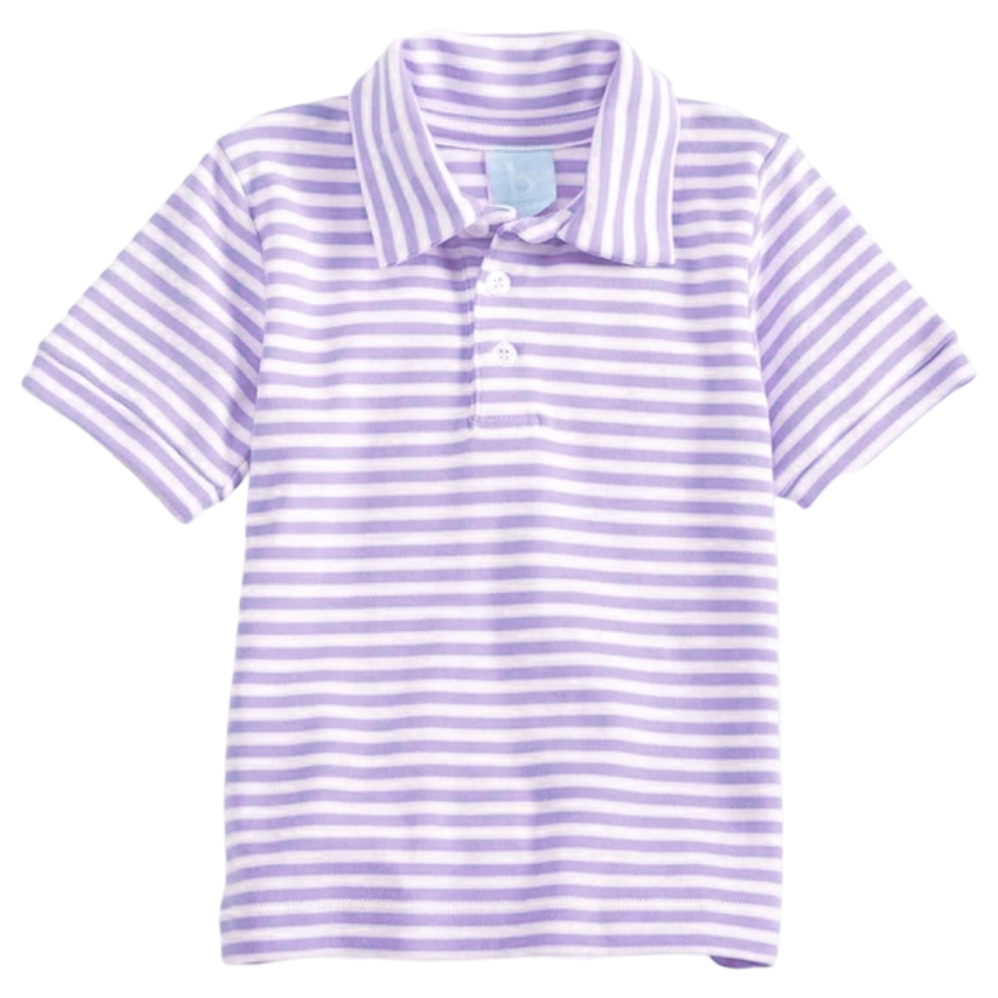 Bella Bliss Striped Polo - Lavender