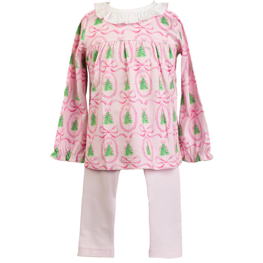 Pink Tannenbaum Tunic Set