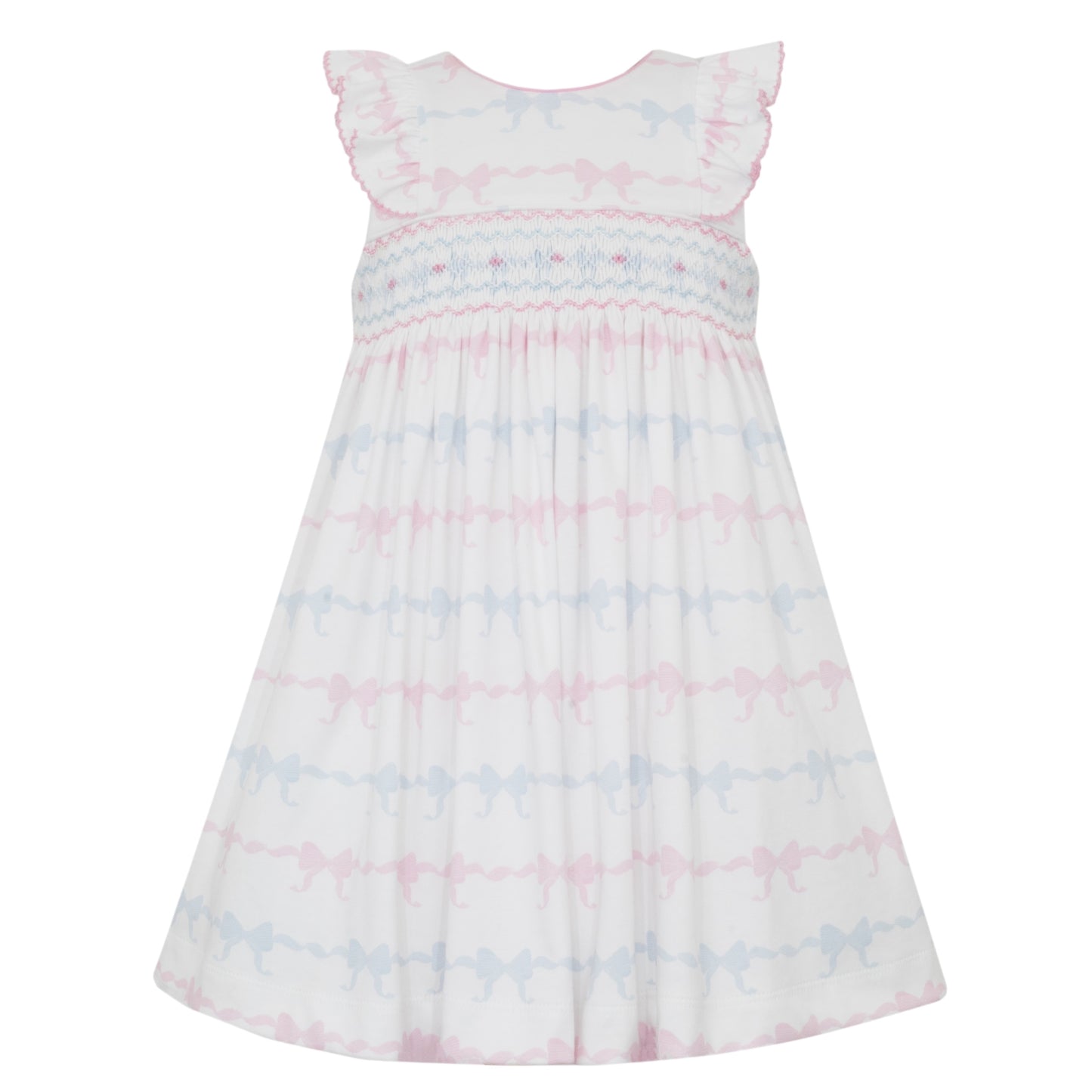 Smocked Dress - Bow