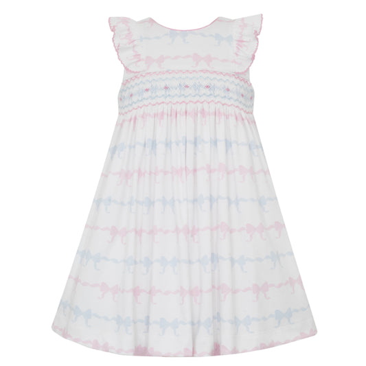 Smocked Dress - Bow