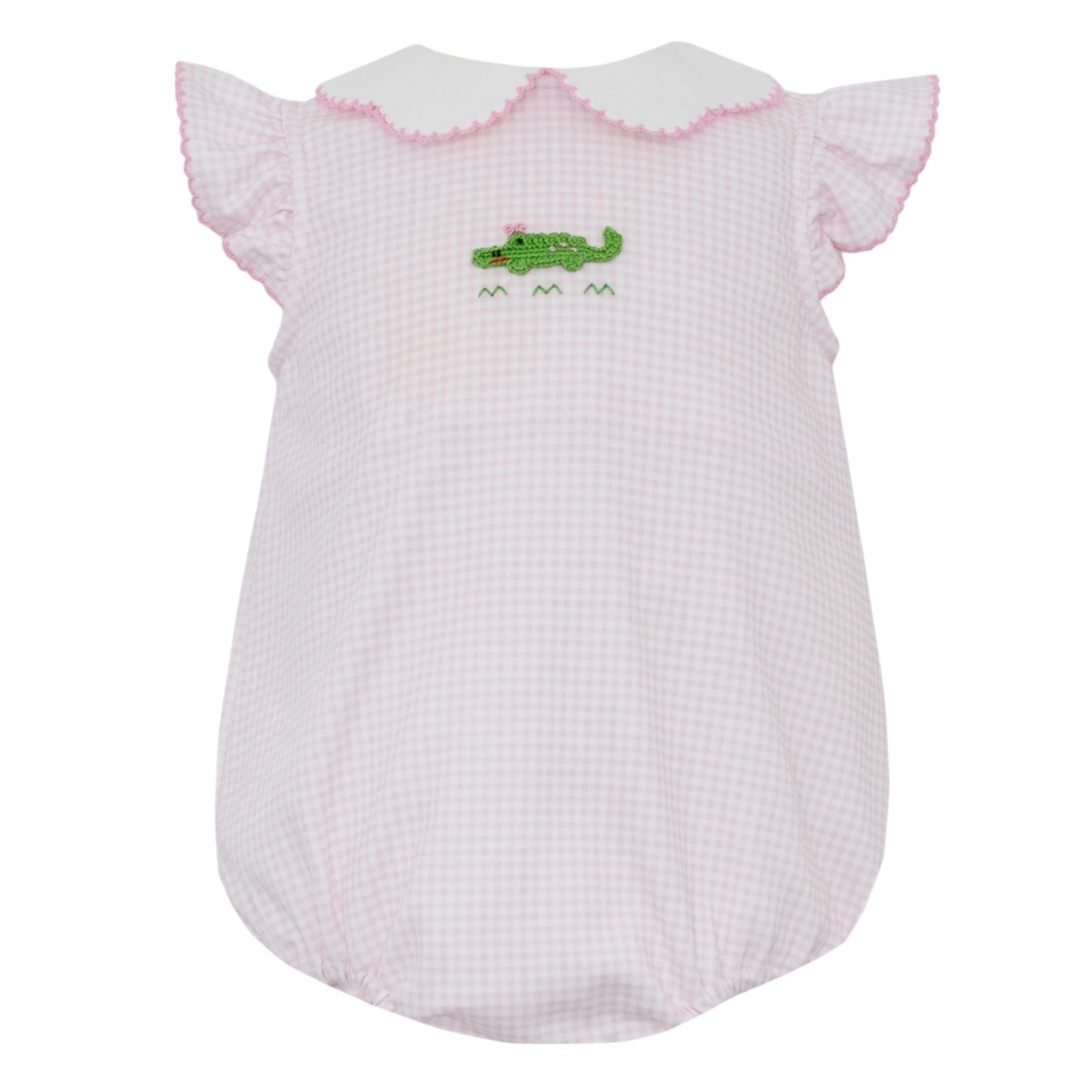 Crochet Ruffle Bubble - Alligator