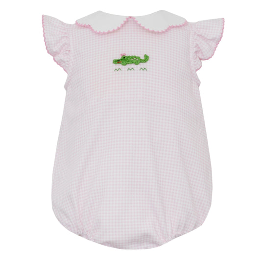 Crochet Ruffle Bubble - Alligator