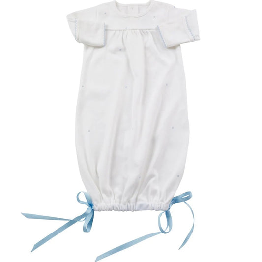 Grayson Knit Gown - Blue