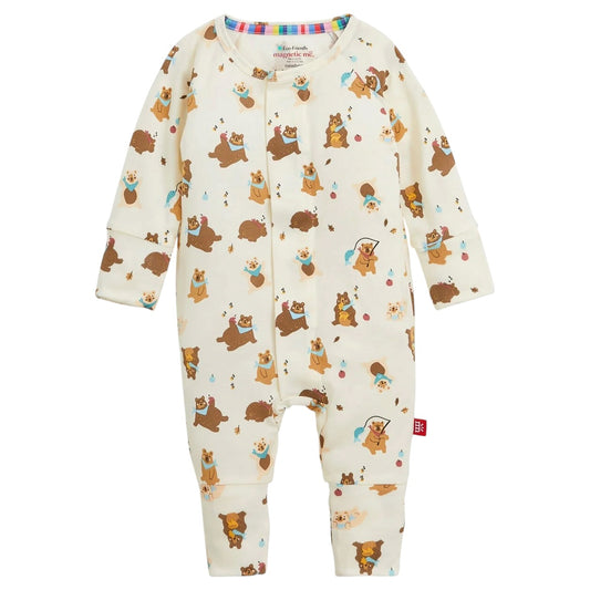 Magnetic Convertible Coverall - Beary Silly