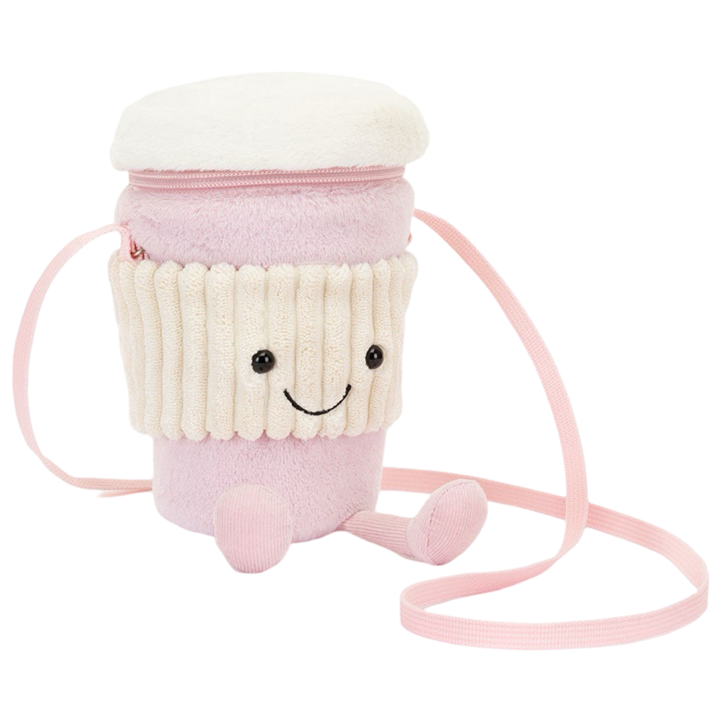 Jellycat Purse - Pink Coffee