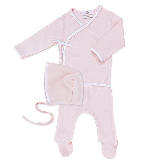 Milen Kimono/Hat Set - Pink