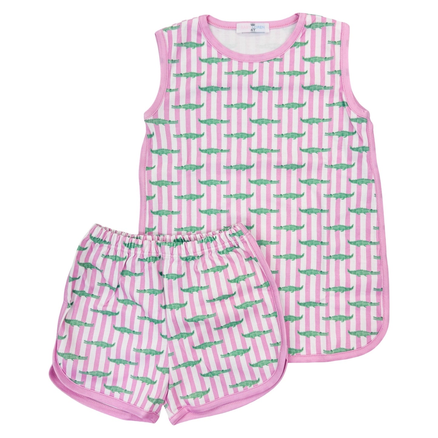 Short Set - Bayou Kids Pink
