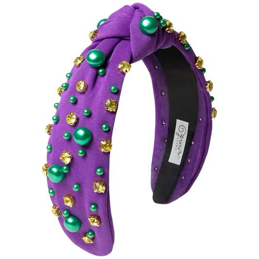 Headband - Mardi Gras Gemstone