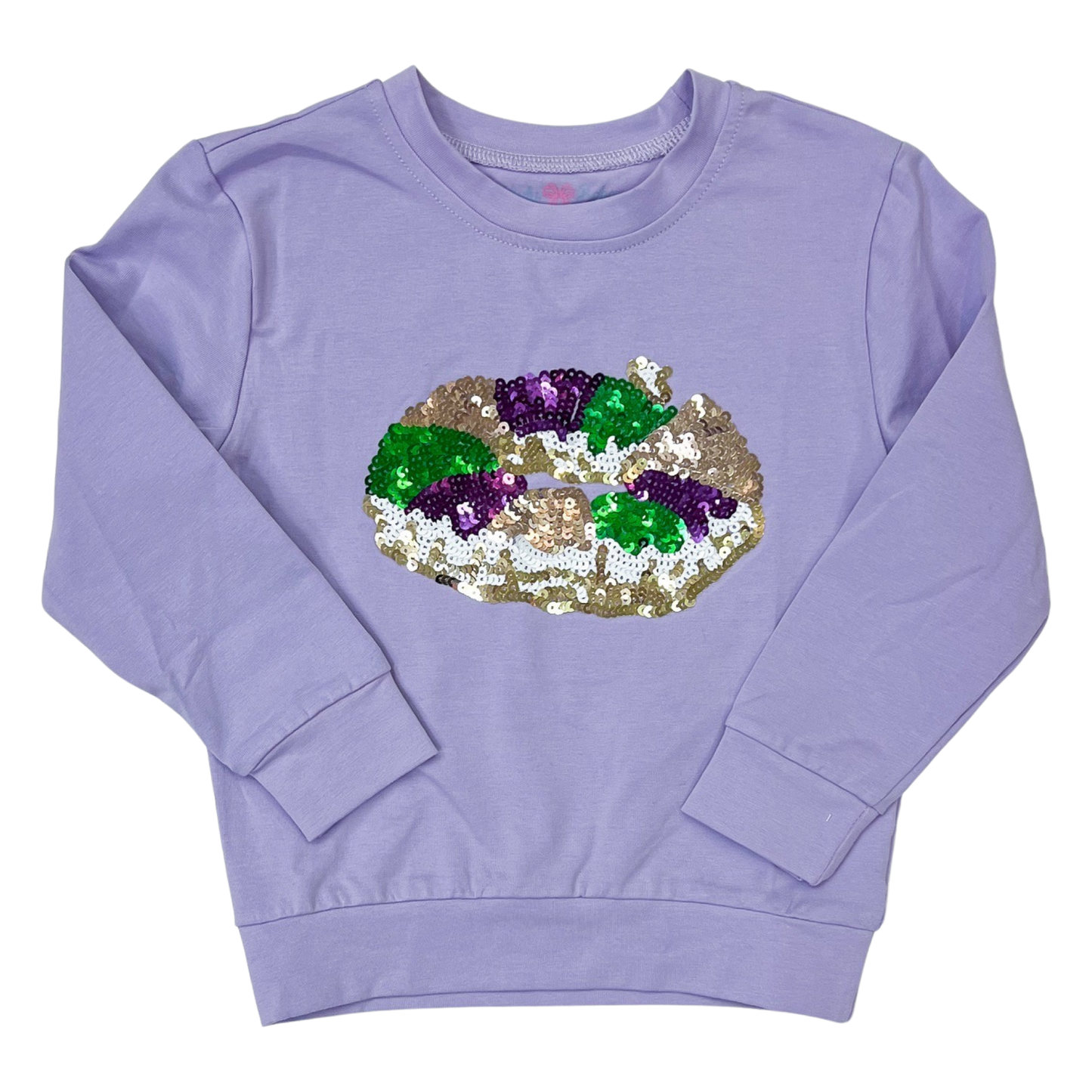 LB LS Tee - Lavender King Cake