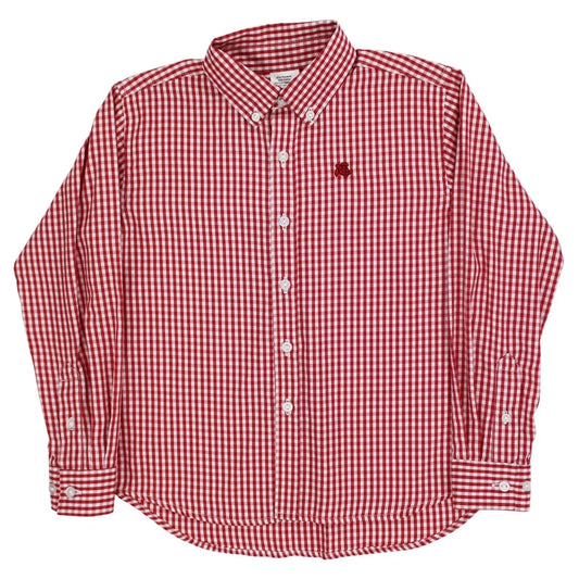 Button Down - Red Check