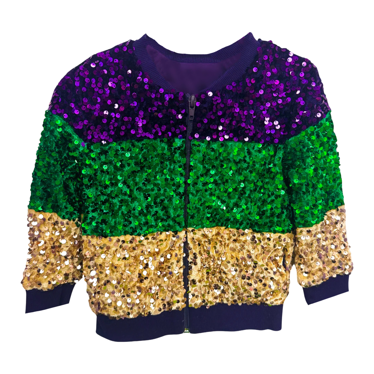 LB Mardi Gras Sequin Jacket