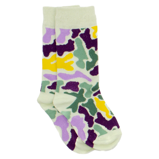 Properly Tied Sock - Mardi Gras Camo