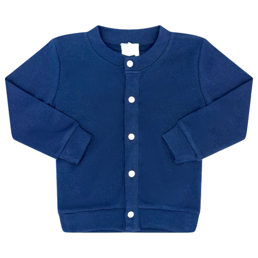 LS Burrow Cardigan - Navy