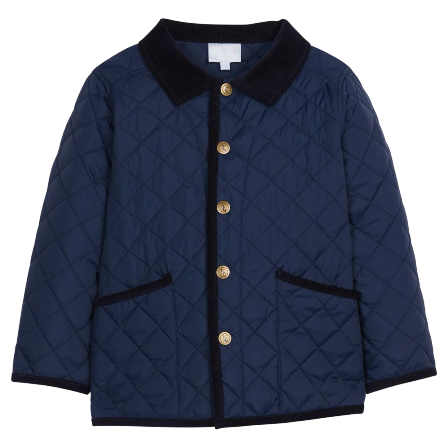 Little English Classic Quilted Jacket - Navy