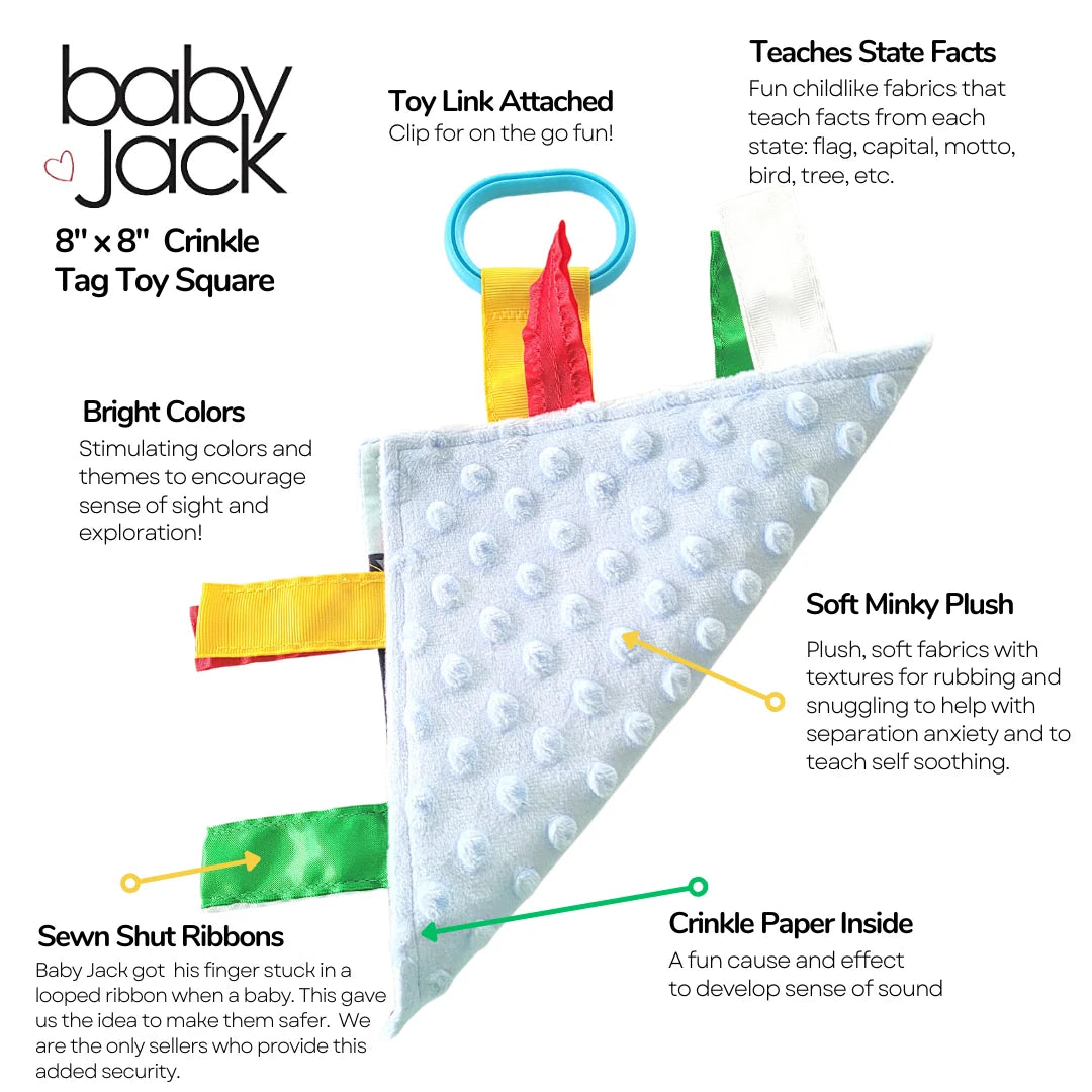 Louisiana Crinkle Tag Square