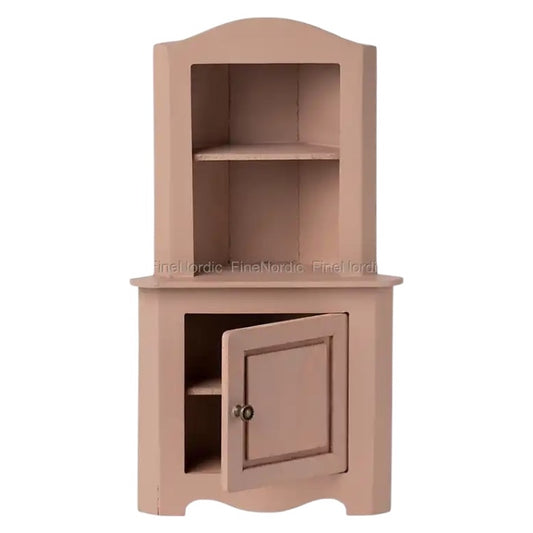 Miniature Corner Cabinet - Rose