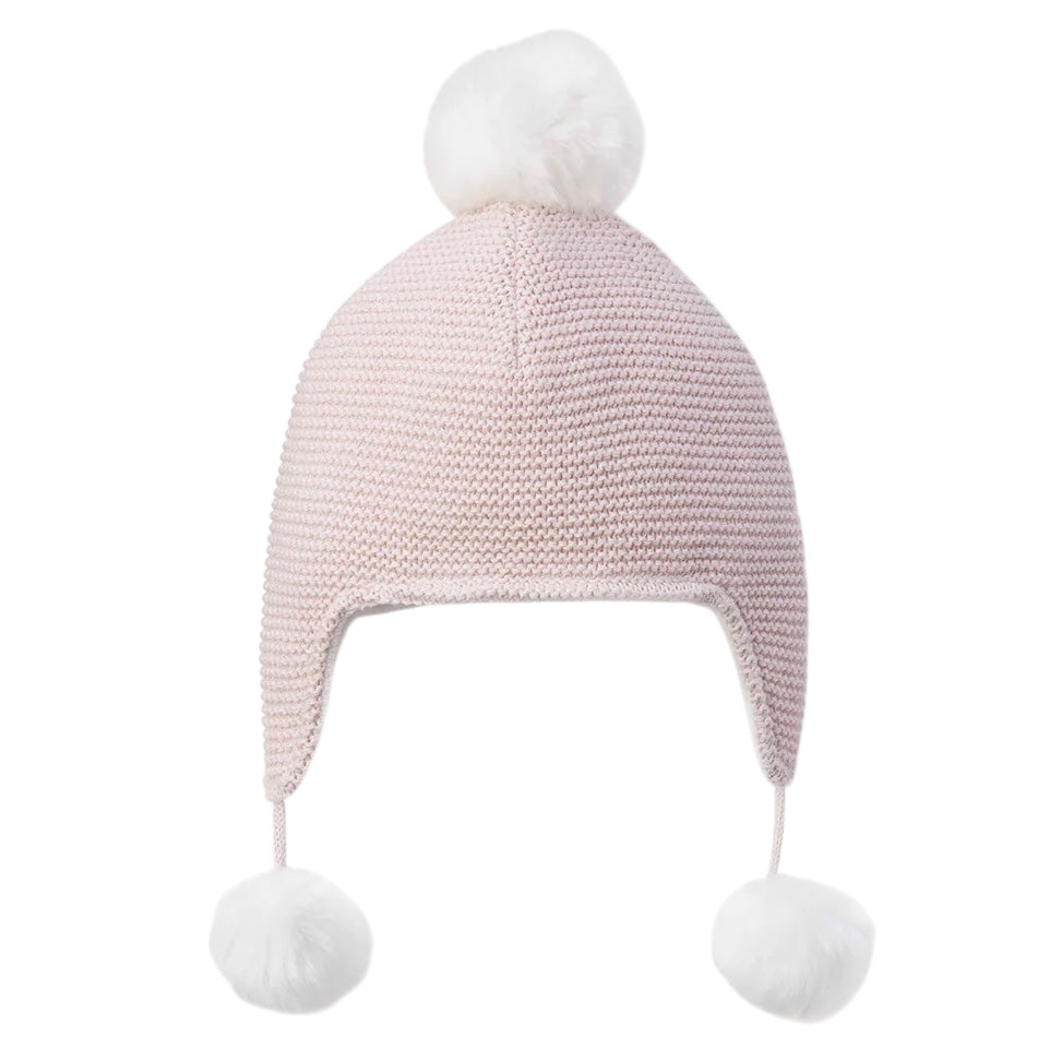 Pom Pom Baby Hat