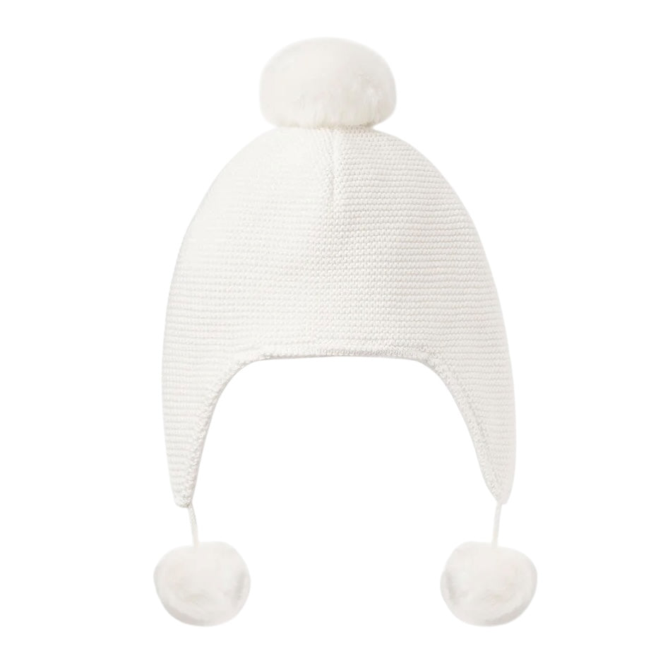 Pom Pom Baby Hat