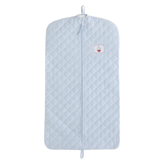 Garment Bag - Blue Sailboat