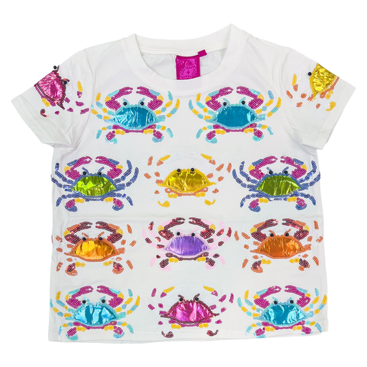 Queen of Sparkles Tee - Crabs