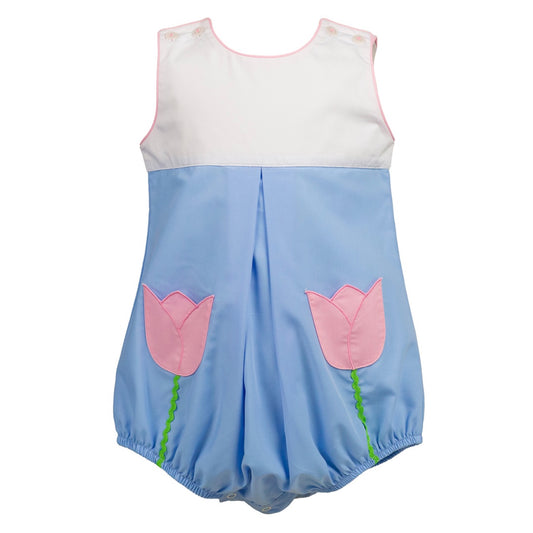 Maude Blue Flower Bubble