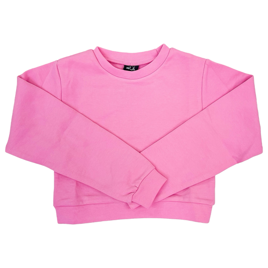 LO Cropped Sweatshirt - Pink