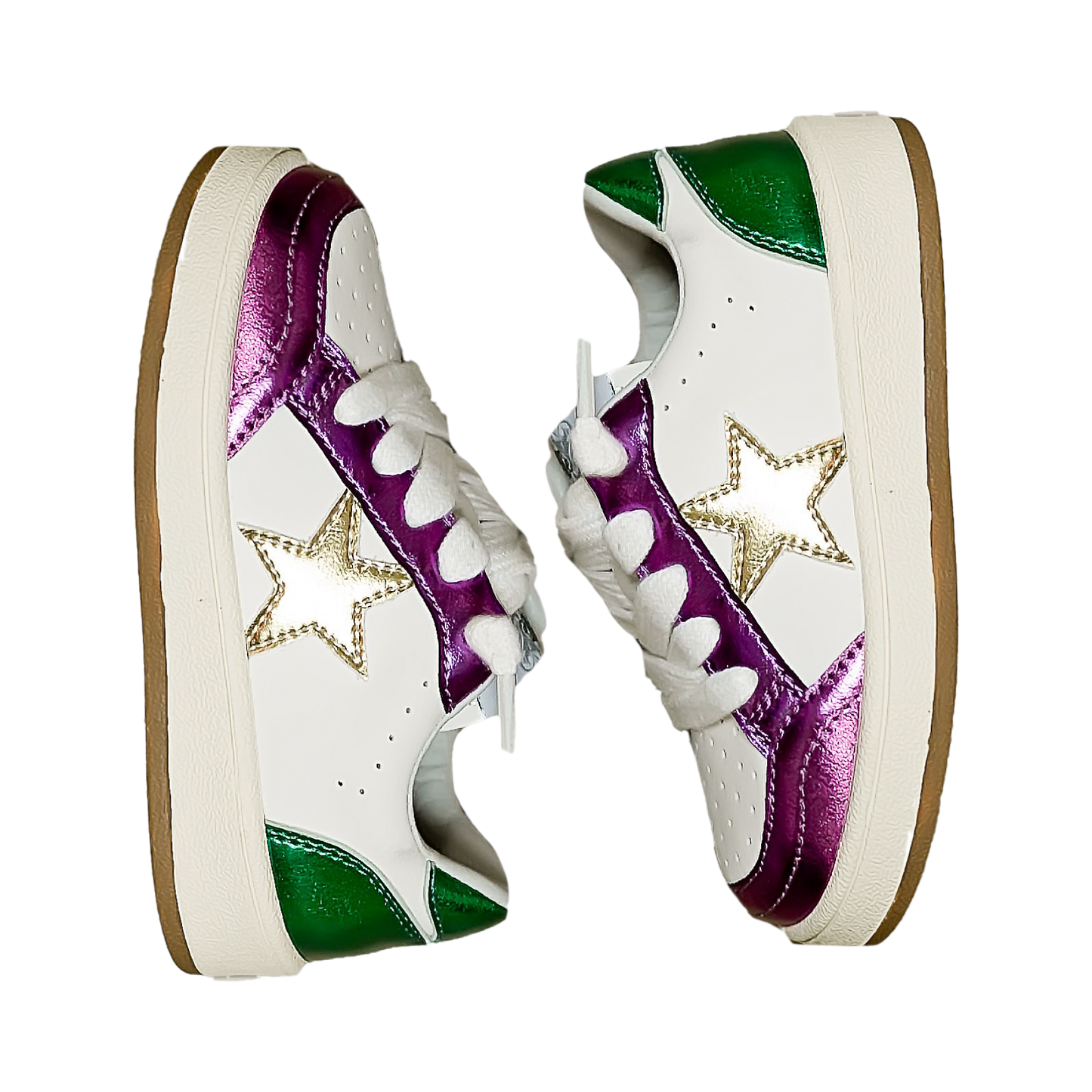 Belle Cher Metallic Sneaker - Mardi Gras