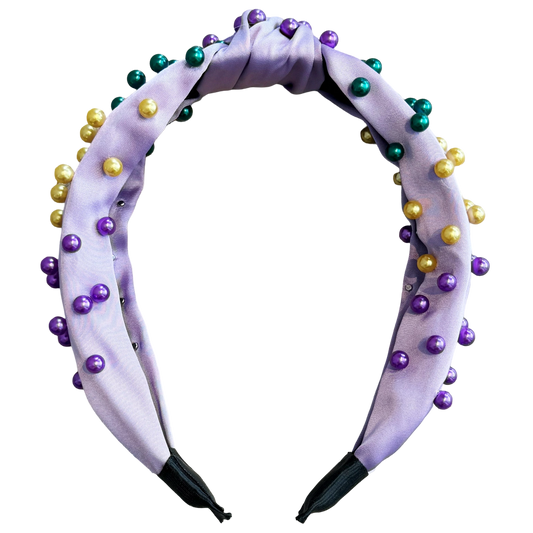 NV Mardi Gras Headband - Lavender