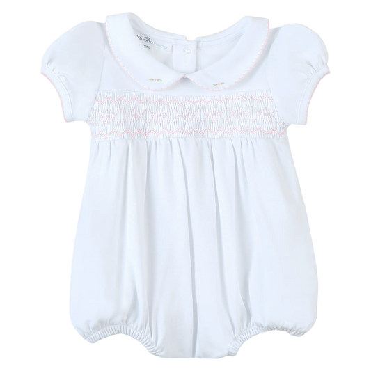 Smocked Bubble - Pink