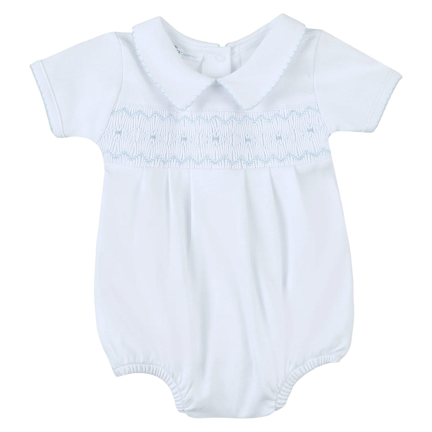 Smocked Bubble - Blue