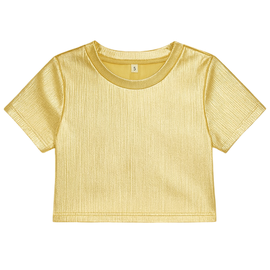 Shimmer Top - Gold